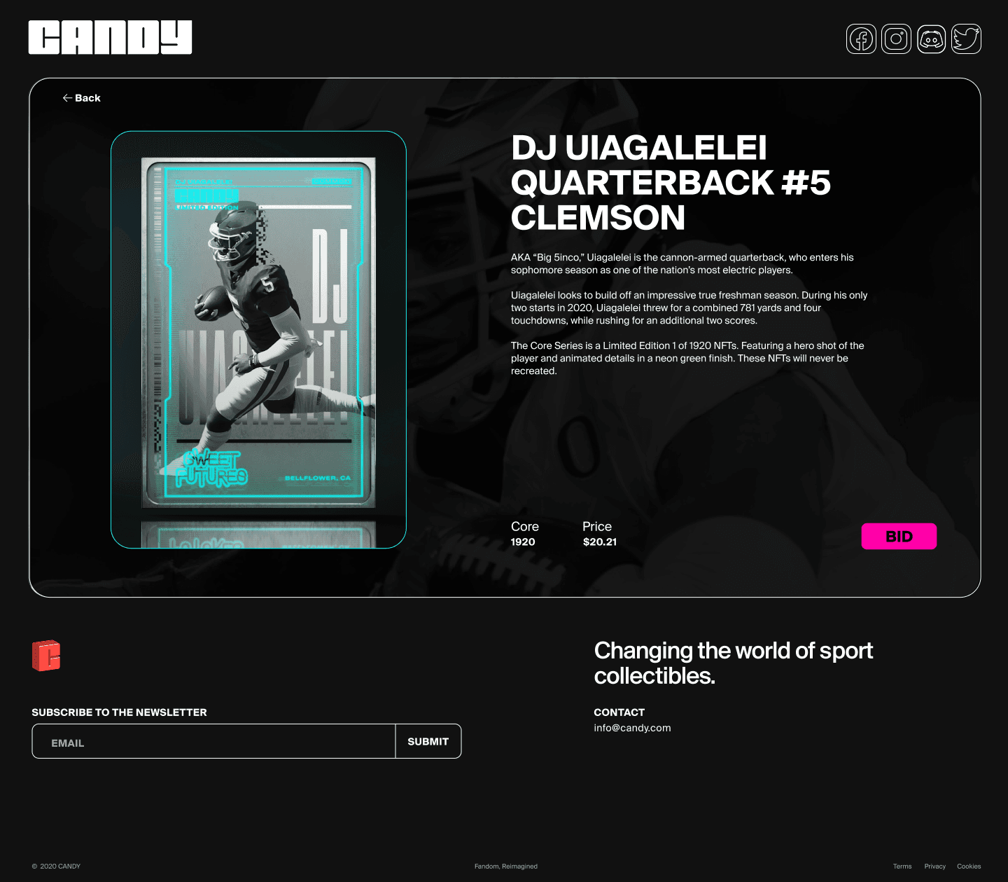 Candy / Sweat Feature